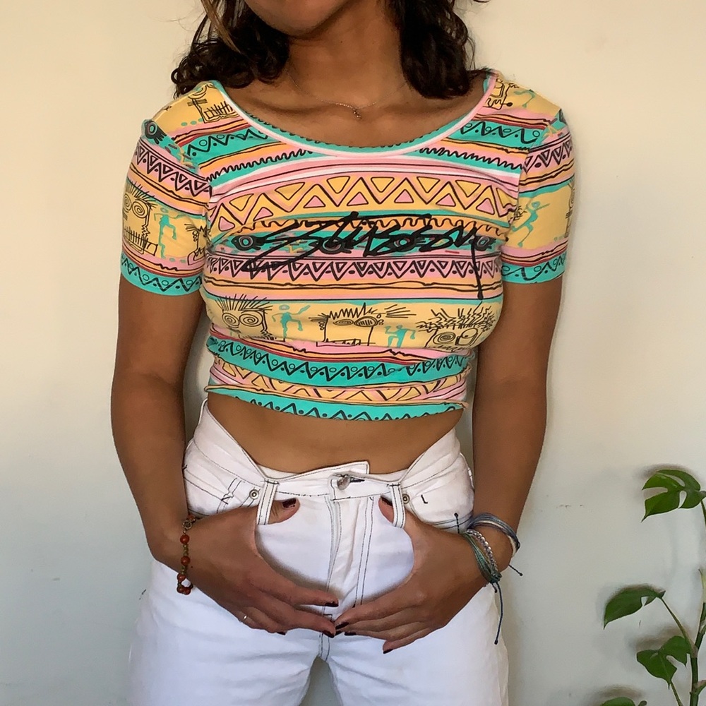 Colorful Stussy Shirt 🌞🍉
